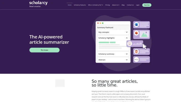 Scholarcy